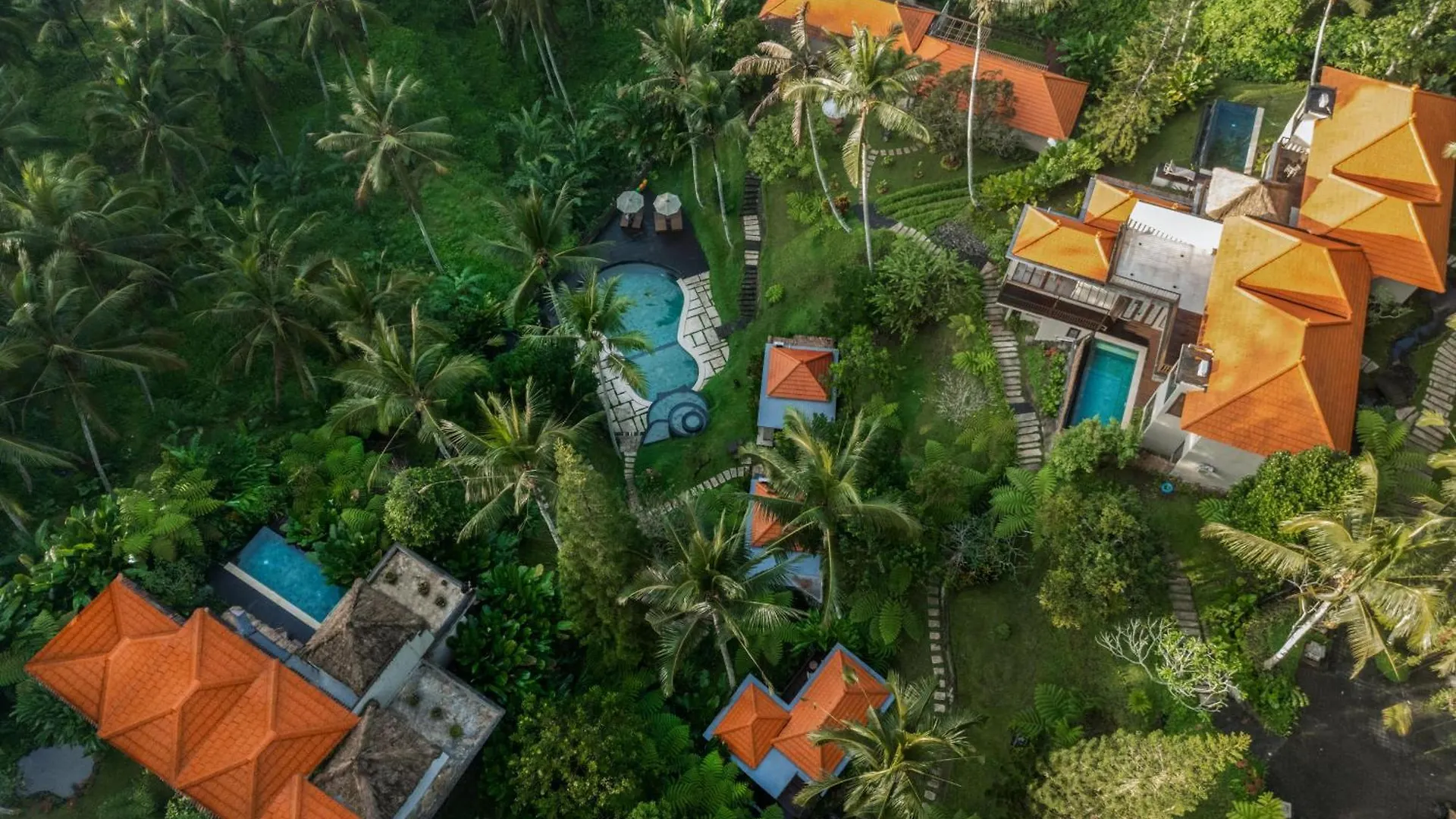 Vila Tjendana Kanaka Jungle Resort Ubud Indonésie