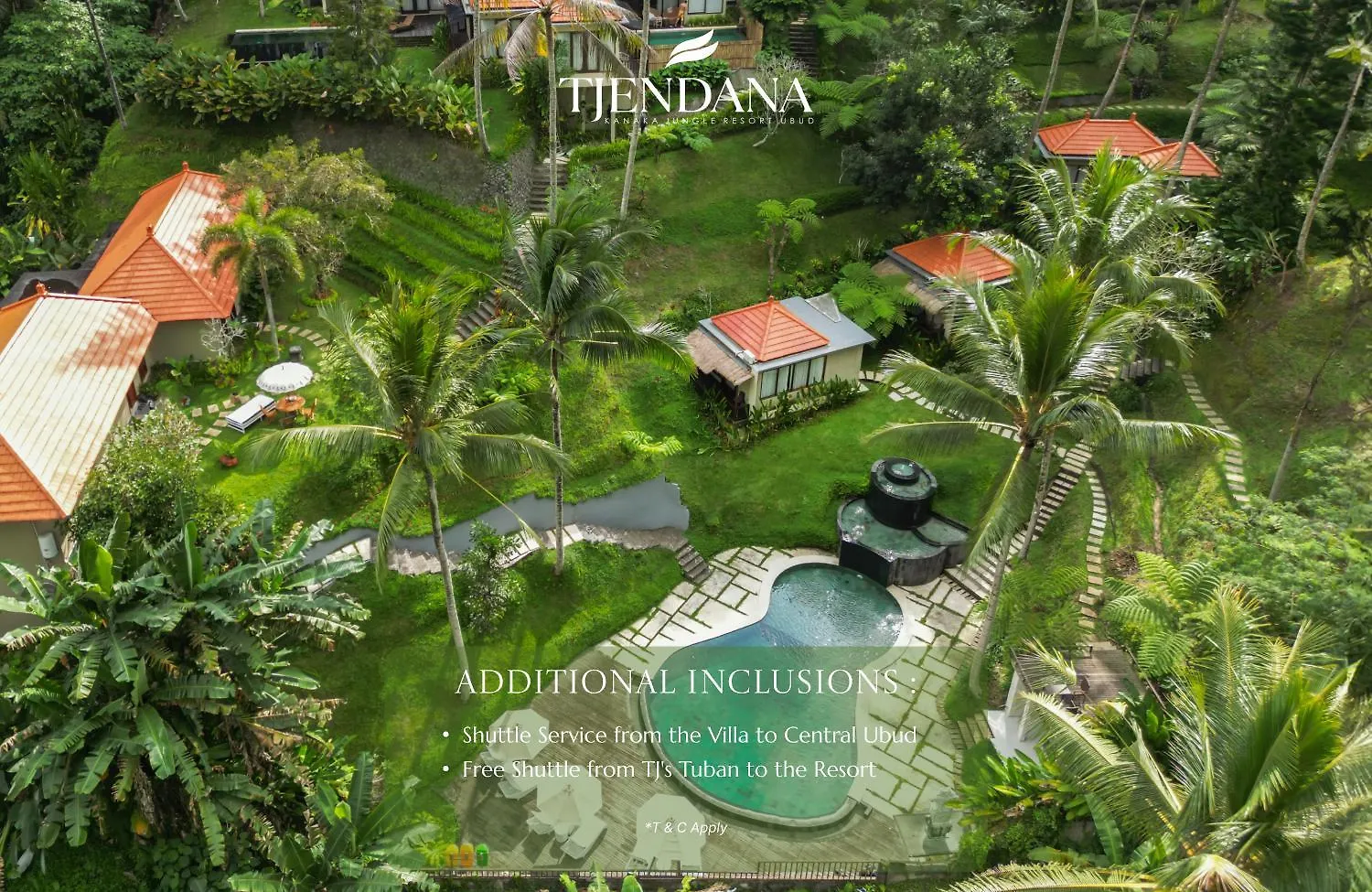 Tjendana Kanaka Jungle Resort Ubud 0*,  Indonésie
